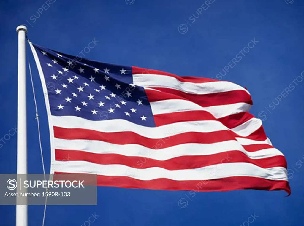 Close-up of an American Flag