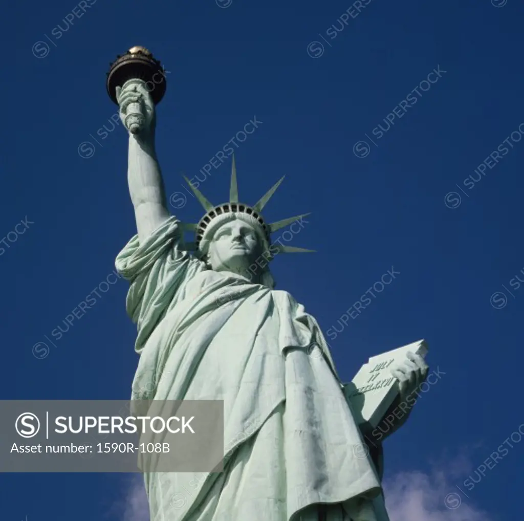 Low angle view of a statue, Statue of Liberty, New York City, New York, USA