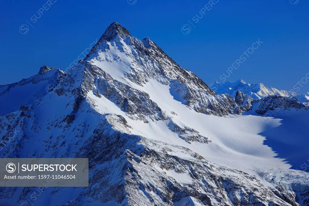 Alps, mountain, mountain panorama, mountains, Fleckistock, mountains, massif, panorama, snow, Switzerland, Europe, Swiss Alps, Uri, Alps, winter, cent...