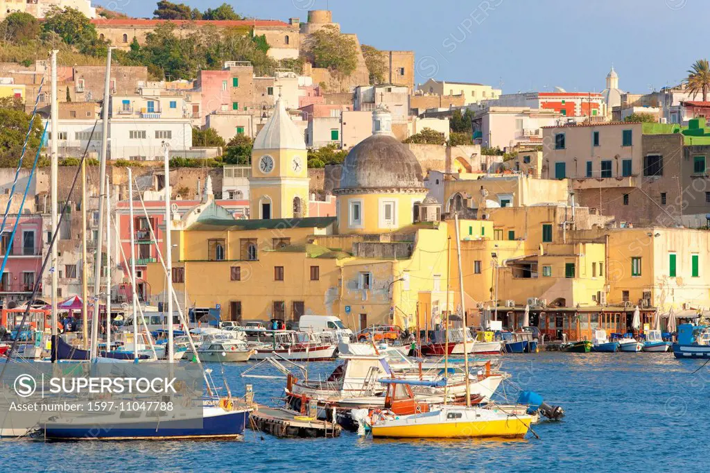 Marina Grande, Procida Island, Bay of Naples, Campania, Italy