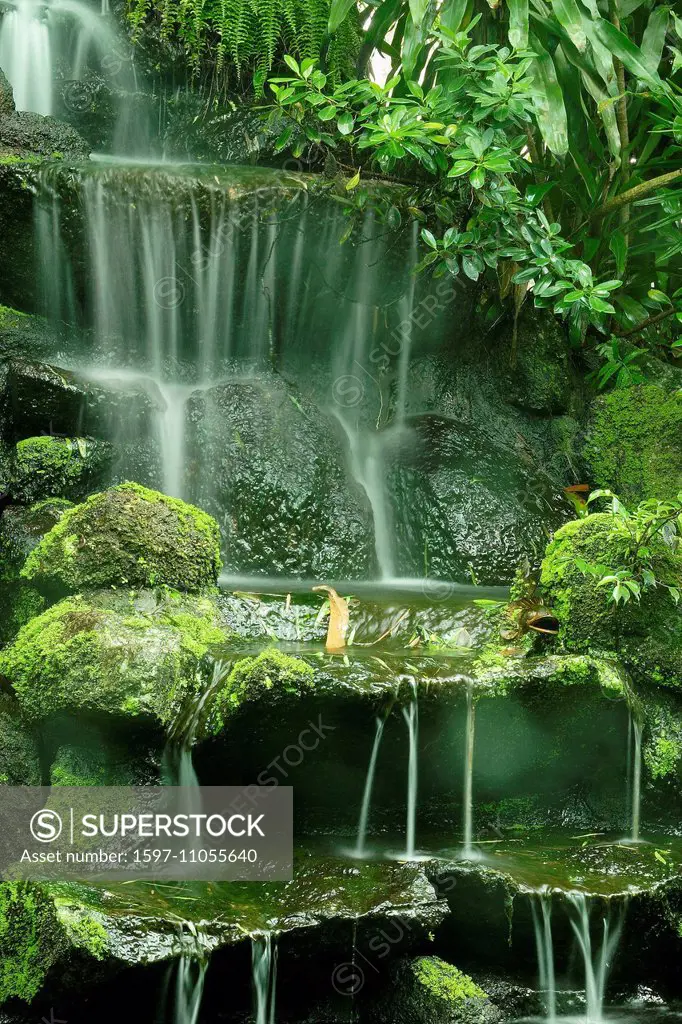 Asia, Erawan, Erawan national park, water, national park, nature, place of interest, South-East Asia, Thailand, water, waterfall, waterfalls,
