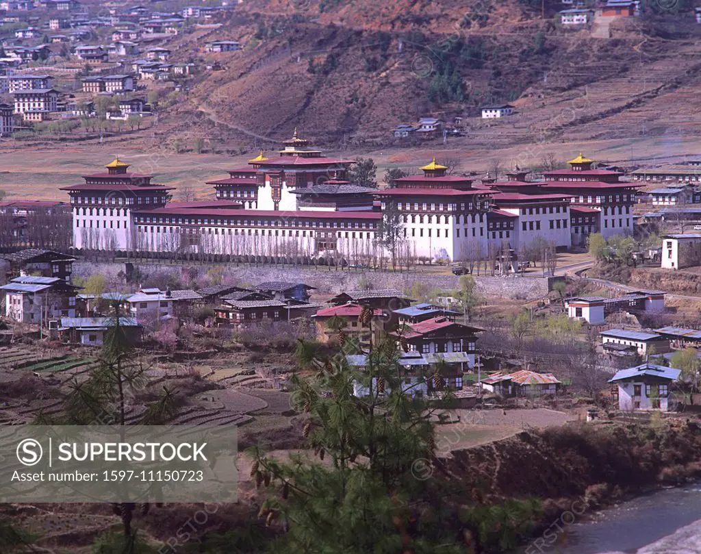 King's Throne Room, National Assembly, Tashichhodzong, Thimphu, Bhutan
