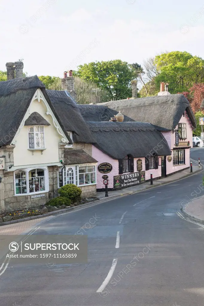England, Europe, Hampshire, Isle of Wight, Shanklin Old Village