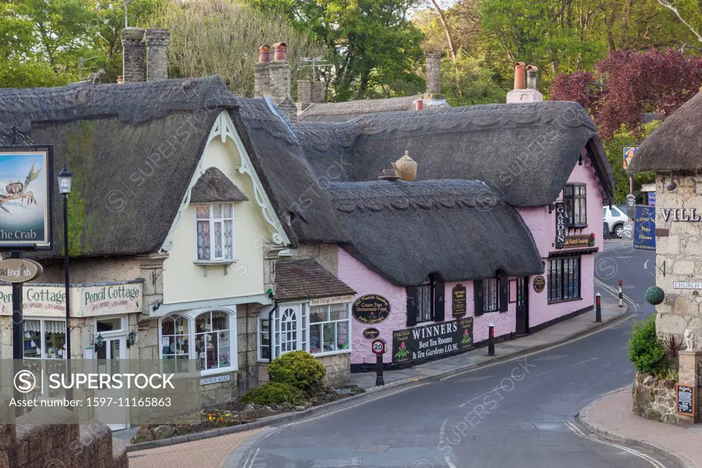 England, Europe, Hampshire, Isle of Wight, Shanklin Old Village