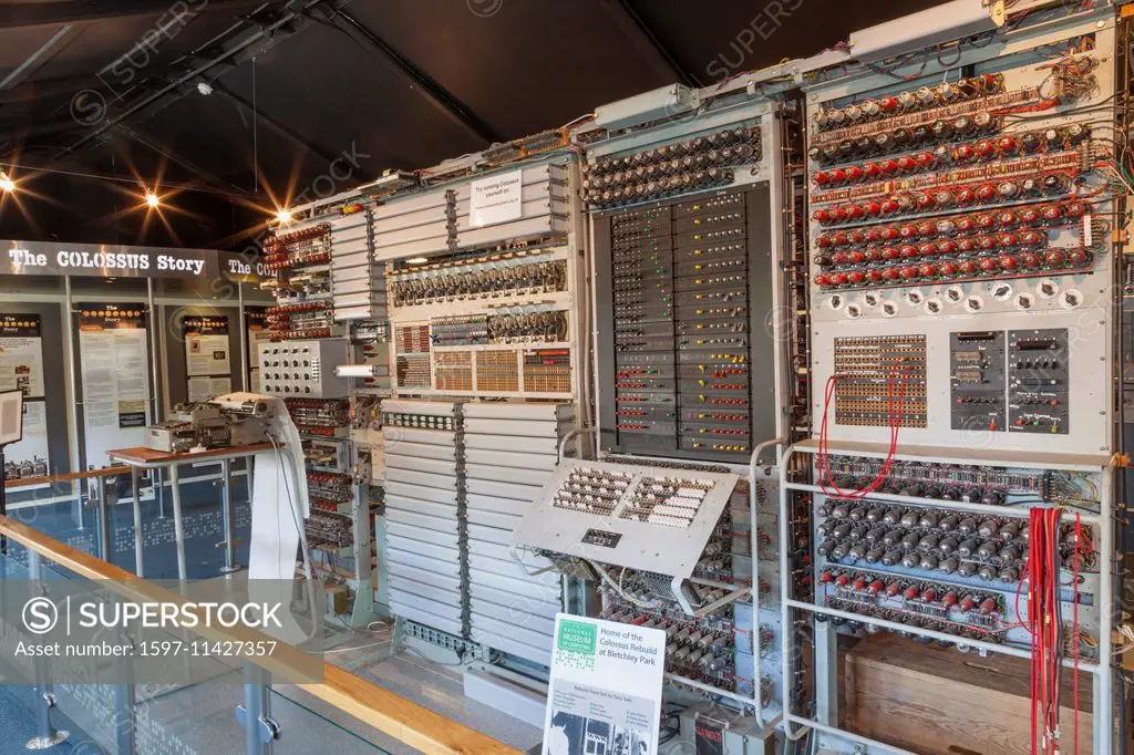 England, Buckinghamshire, Bletchley, Bletchley Park, Colossus Computer