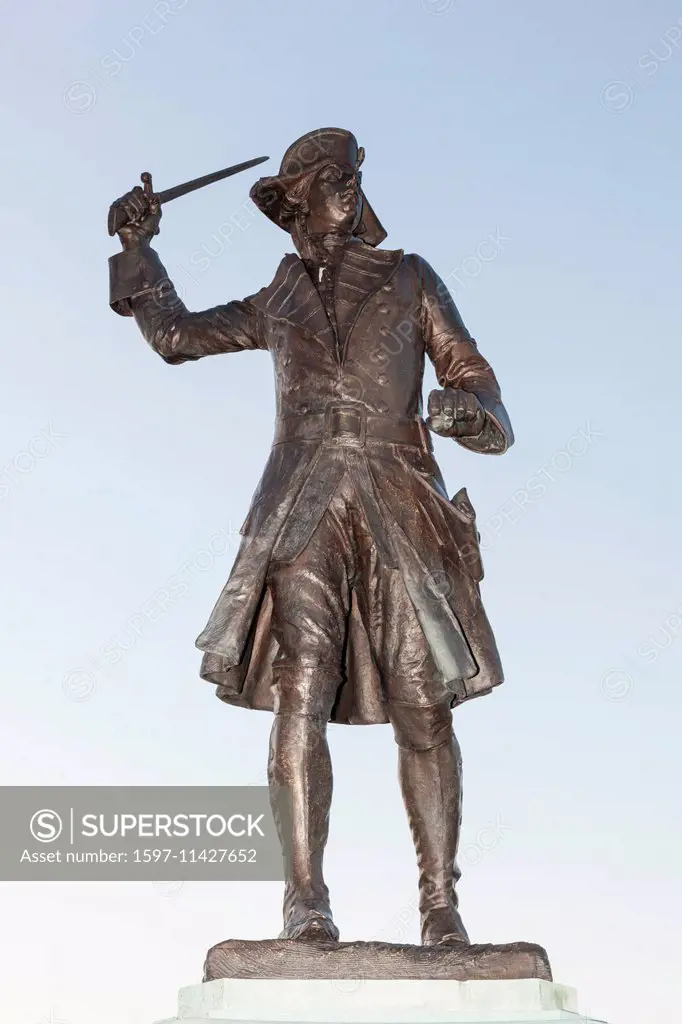 England, Kent, Westerham, Statue of General Wolfe