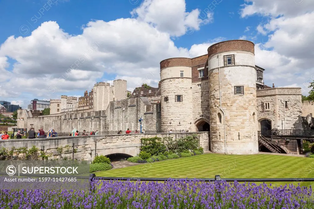 England, London, Tower of London, tower, Middle Tower Entrance Gate