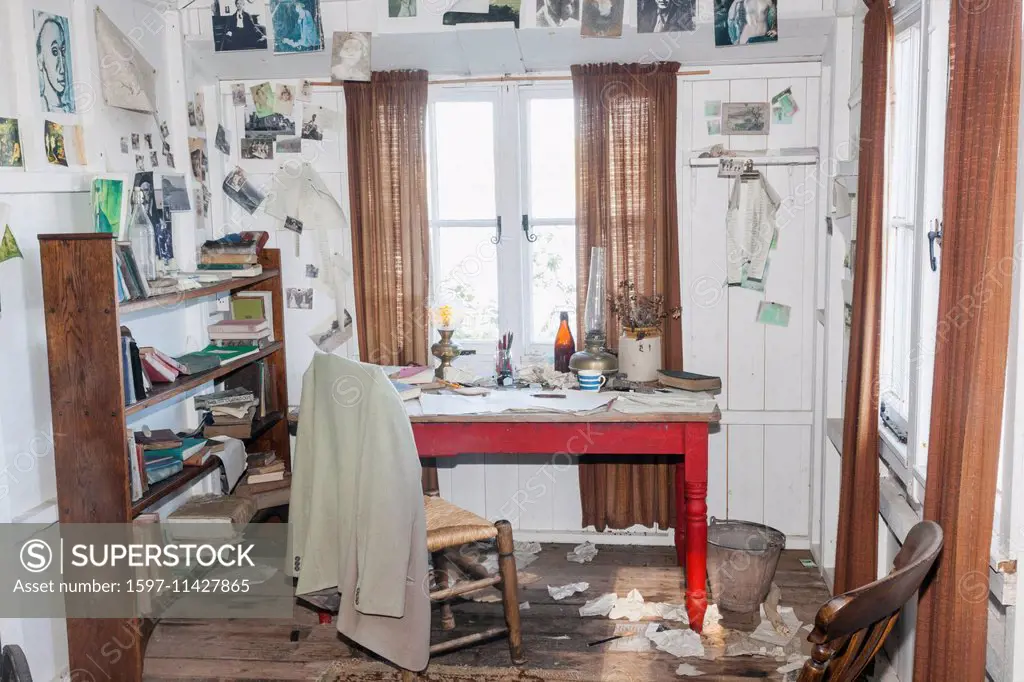 Wales, Carmarthenshire, Laugharne, Dylan Thomas, Writing Shed