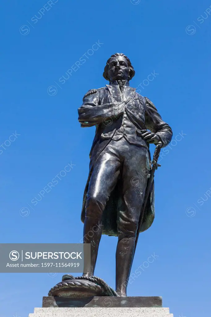 England, Hampshire, Portsmouth, Lord Nelson Statue