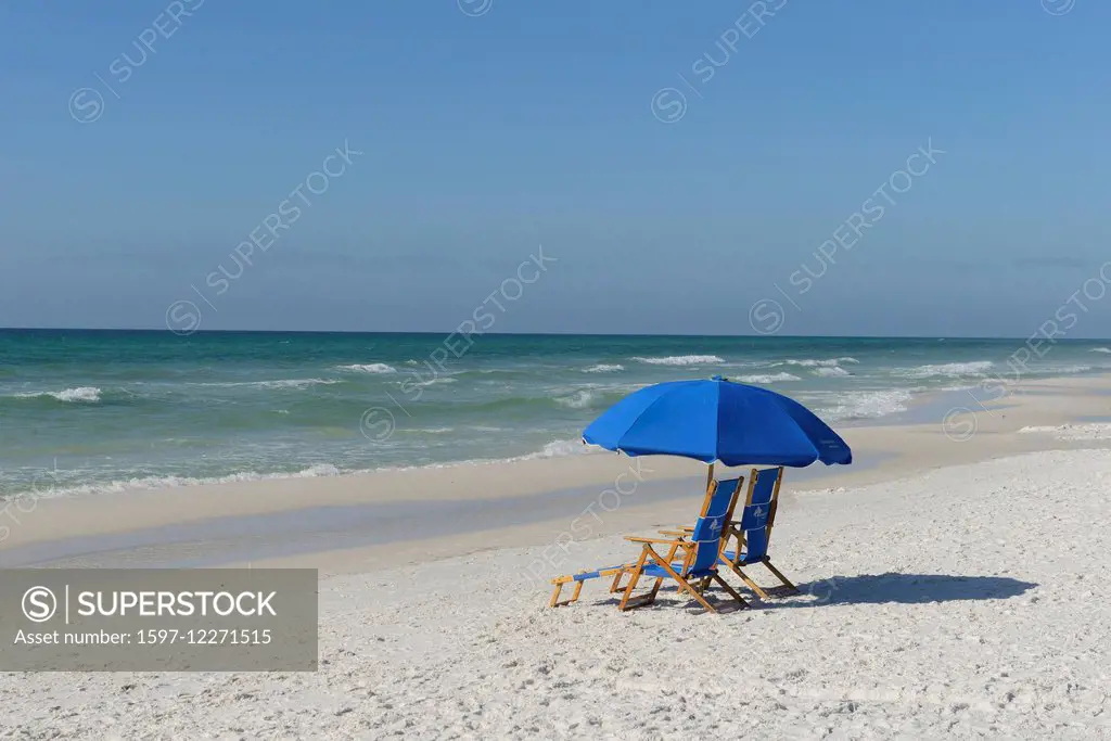 USA, Florida, Walton County, Gulf of Mexico, Seaside
