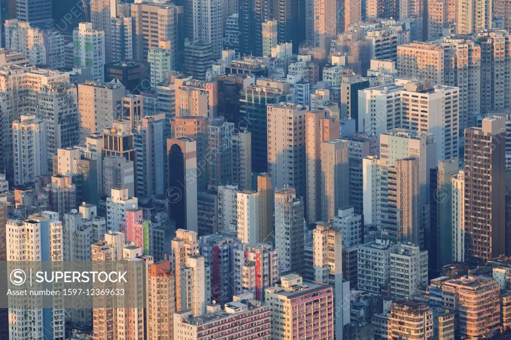 China, Hong Kong, Kowloon, Kowloon Skyline