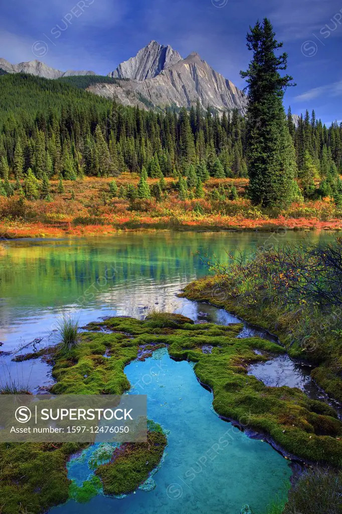 Emerald Lake in Jasper National Park in British Columbia