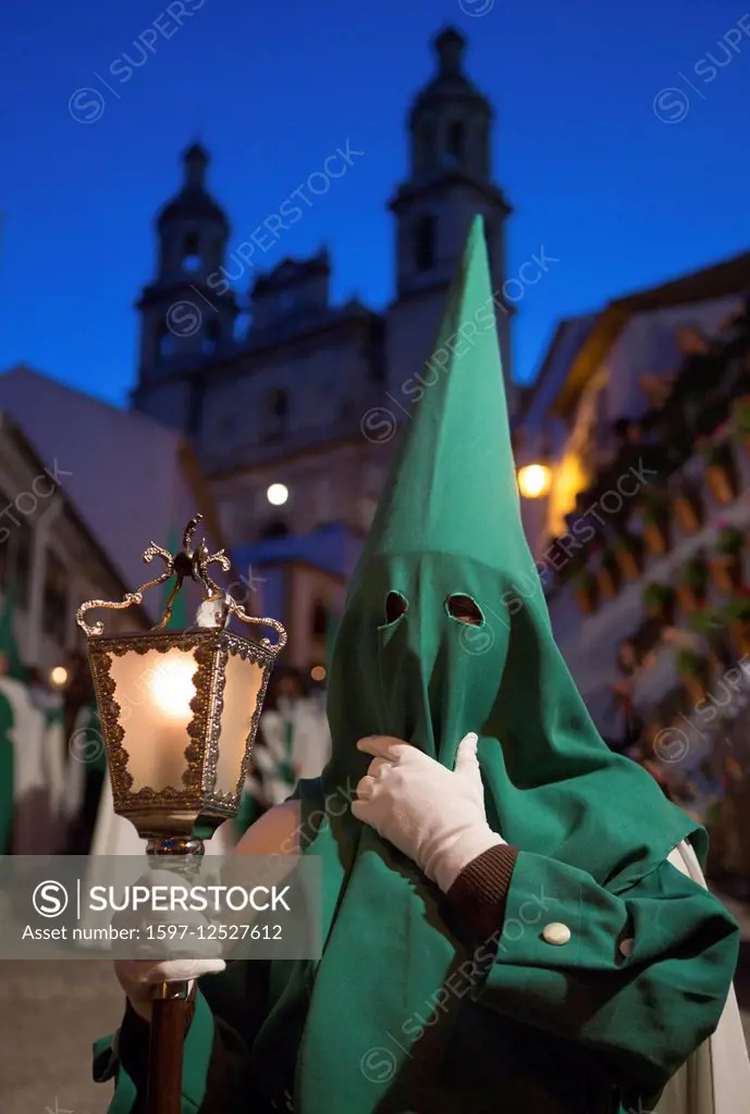 Holy week in Olvera in Andalusia