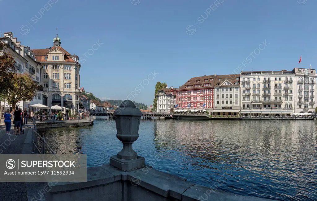 river front in Lucerne
