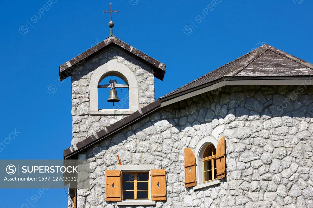 Chapel on Pragelpass, Schwyz, Switzerland