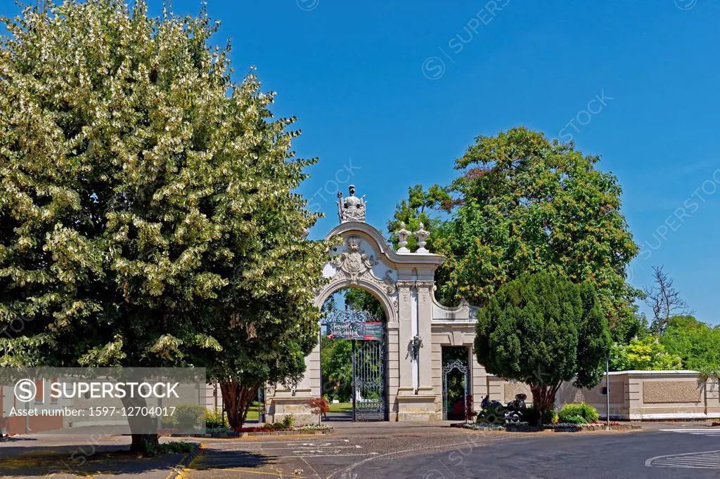 Festetics Castle entrance in Keszthely