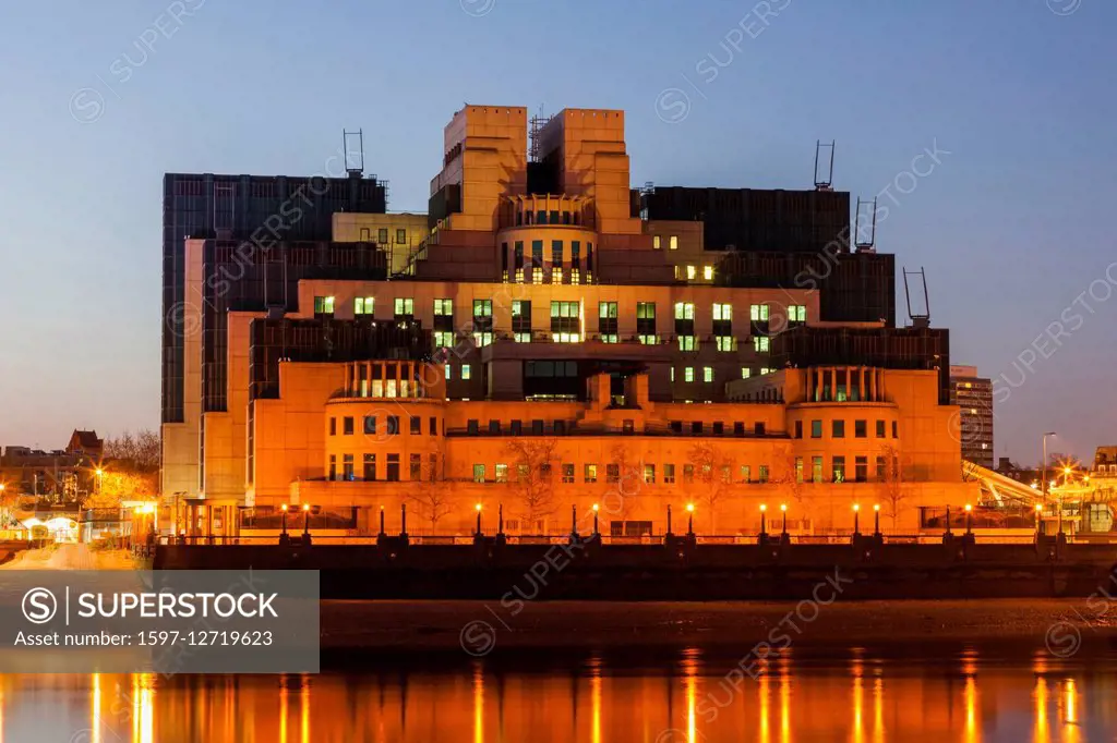 England, London, Vauxhall, MI6 Secret Intelligence Service HQ