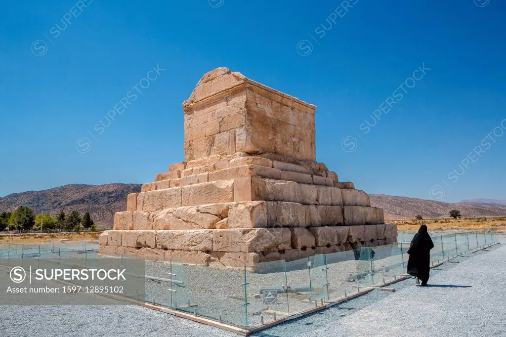 Iran, Pasargadae City, Tomb of Cyrus