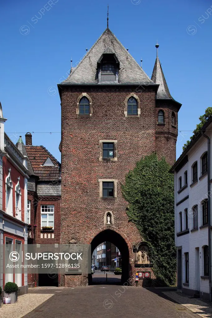 Cow's gate in Kempen, Lower Rhine, North Rhine-Westphalia