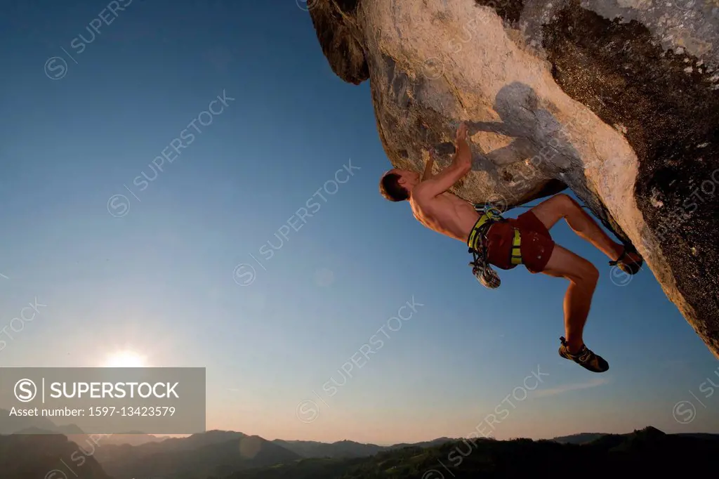 fee climbing in Ennstal, Austria
