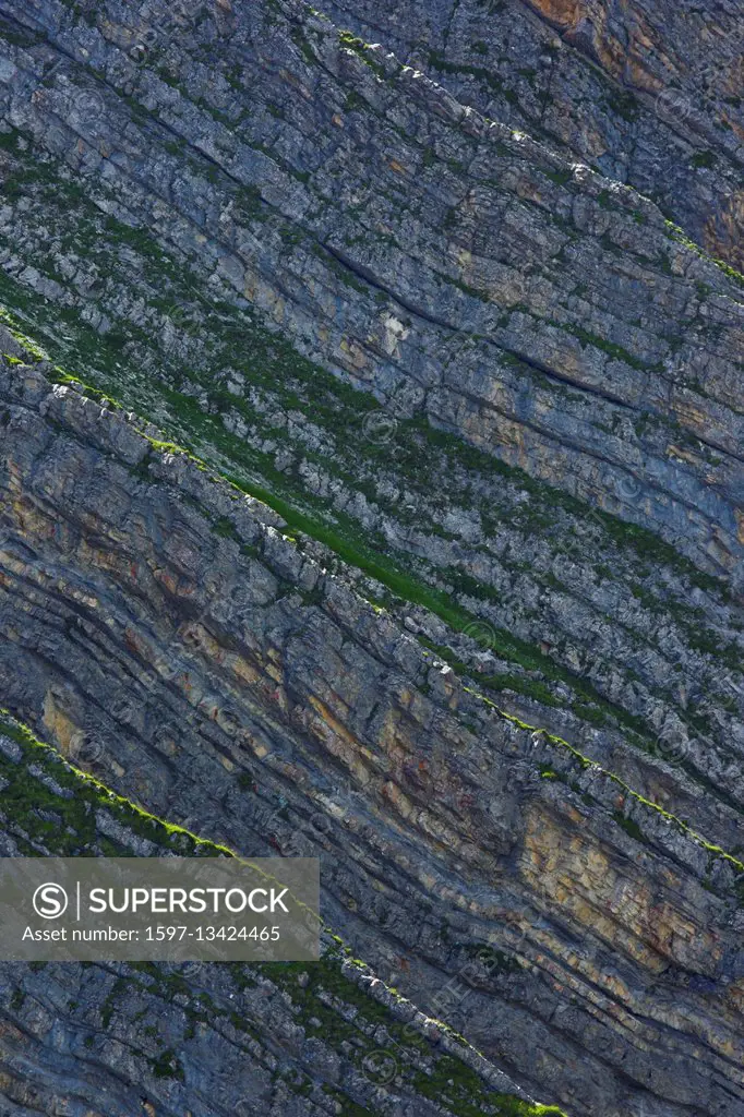 Rock layers in Bernese Oberland