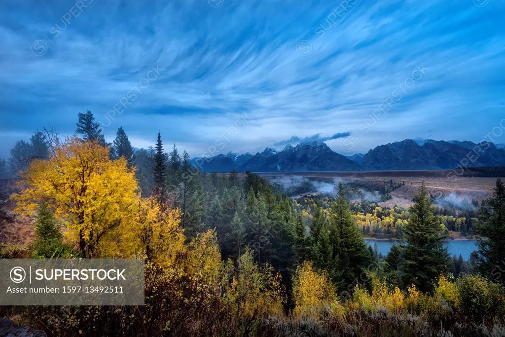 Wyoming, Rocky Mountains, Teton County, Grand Teton National Park