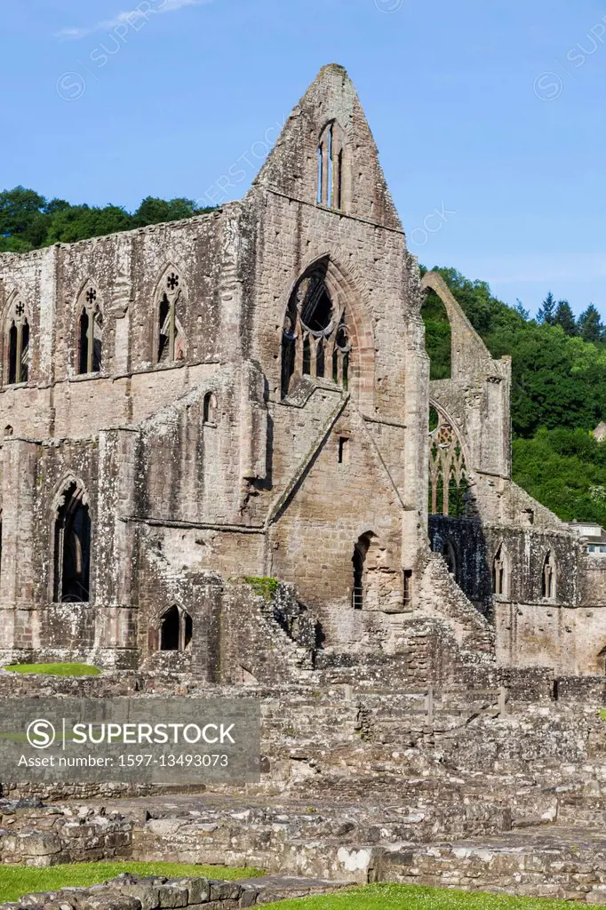 Wales, Monmouthshire, Tintern Abbey