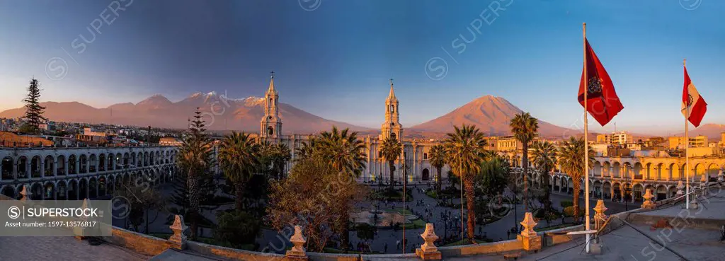 Plaza des Armes in Arequipa,