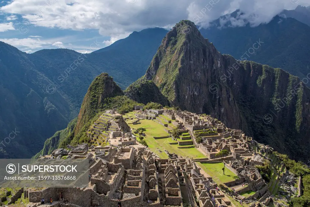 Inca site Machu Picchu,