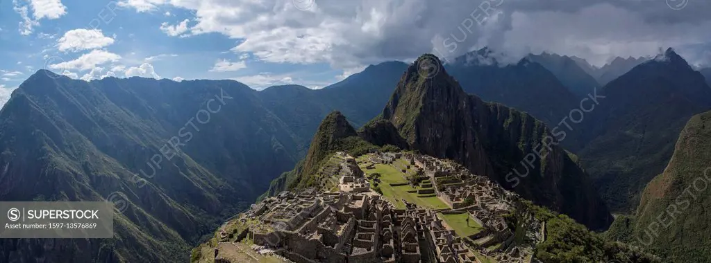 Inca site Machu Picchu,