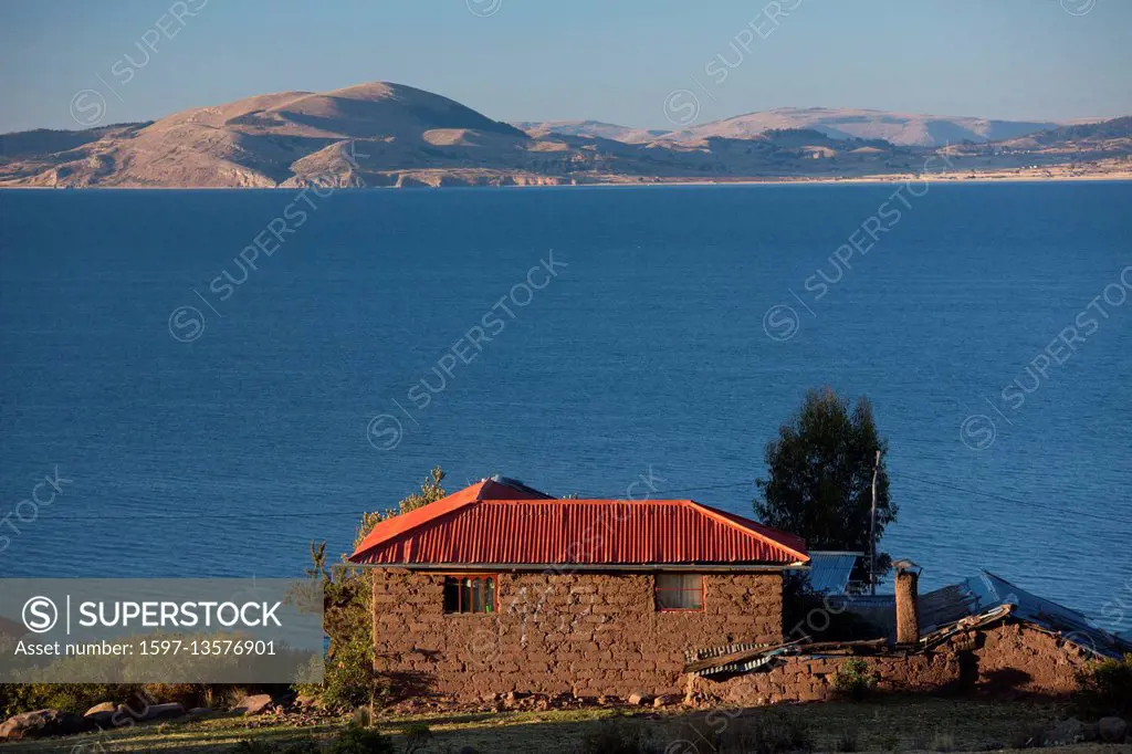 Capachica at lake Titicaca,