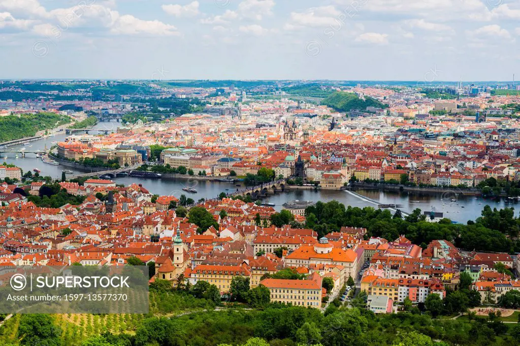 Panorama of Prague Böhmen