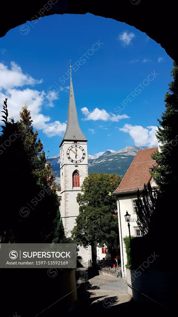 Chur, church Martinskirche
