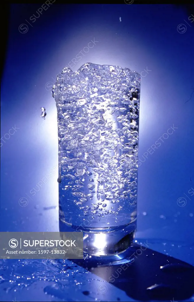 water glass, fizzy, glass, glassware, mineral water, symbol, Water