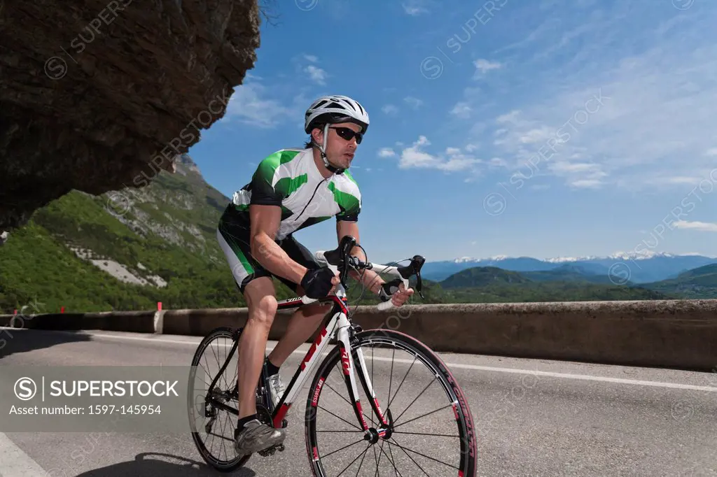 racing, wheel, racing, cyclist, upward, sport, leisure, sport, fun, man, go, racing, wheel, Sarce valley, South Tirol, lake Garda, Italy,