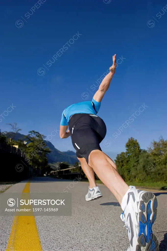 Man, sprint, run, man, running, rest, fitness, health, Power, sprint, start, dynamic,