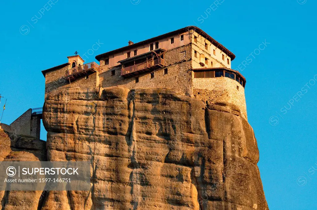 Metéora, world cultural heritage, Kalambaka, Kastraki, monastery, monasteries, orthodox, Greek orthodox, rock, rocks, Thessaly, Greece, Greek, Roussan...