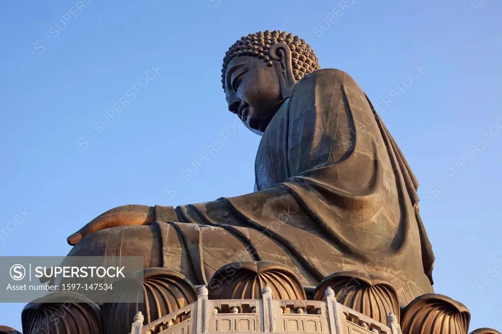Asia, China, Hong Kong, Lantau, Buddha, Statue, Giant Buddha, Buddha, Buddhism, Buddhist, Religion, Po Lin Monastery, Po Lin, Monastery, Statue, Statu...