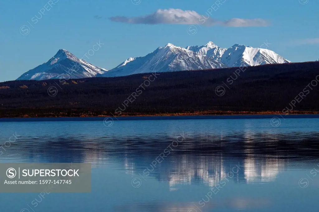 Kluane, Lake, Yukon, Canada, landscape, nature