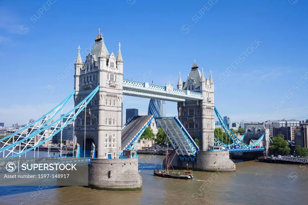 UK, United Kingdom, Europe, Great Britain, Britain, England, London, Tower Bridge, Thames River, River Thames, Landmark, Bridge, Bridges, Tourism, Tra...