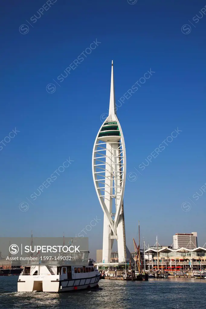 UK, United Kingdom, Europe, Great Britain, Britain, England, Hampshire, Portsmouth, Spinnaker Tower, Tourism, Travel, Holiday, Vacation