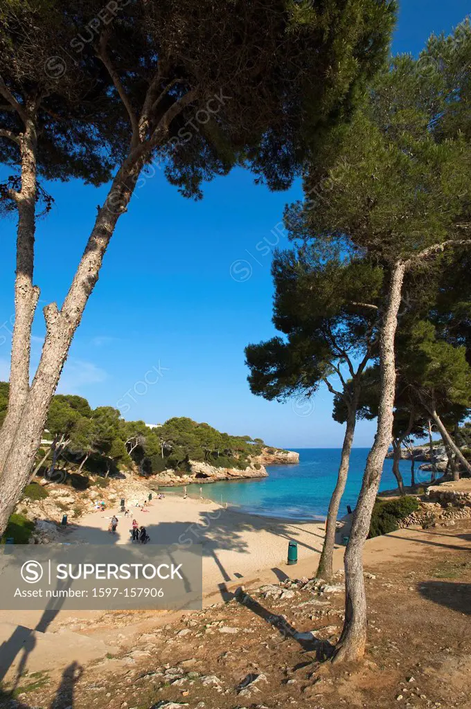 Majorca, Mallorca, Balearic Islands, island, isle, islands, isles, Spain, Europe, Spanish, Europe, European, outdoors, Outside, day, nobody, Cala d´Or...