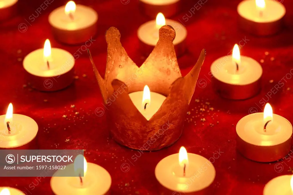 Advent, Advent time, Christianity, decoration, detail, flame, background, candle, candles, candle light, candle_light, crown, krone, king, light, macr...