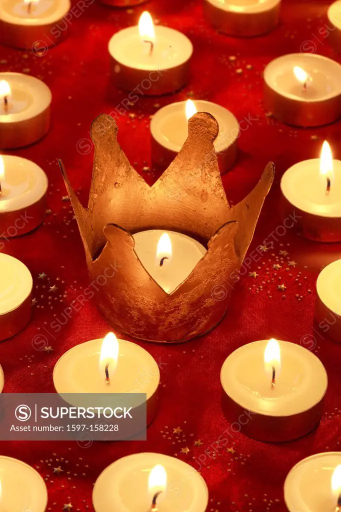 Advent, Advent time, Christianity, decoration, detail, flame, background, candle, candles, candle light, candle_light, crown, krone, king, light, macr...