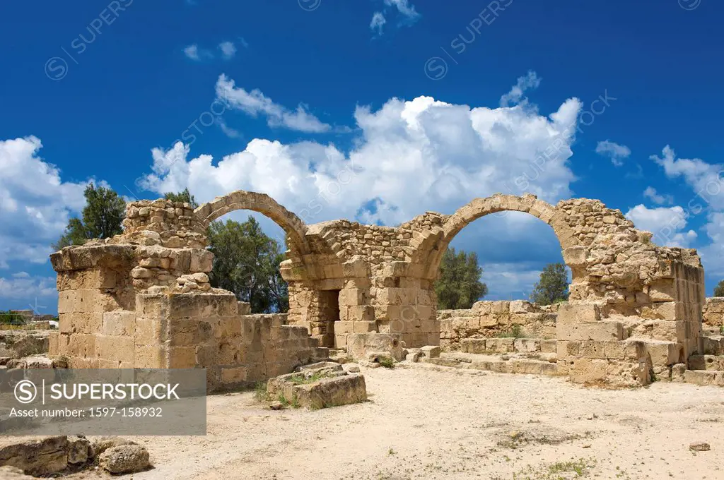 South Cyprus, Cyprus, Europe, Greek, Paphos, Pafos, excavation, excavations, excavation site, archeology, history, historical, Saranda, Kolones, cultu...