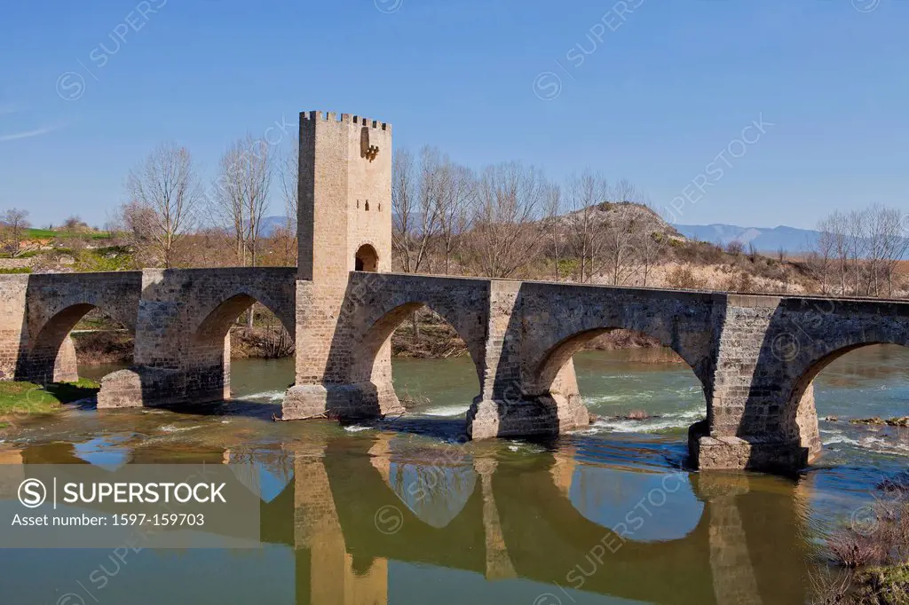 Spain, Europe, Burgos, Castile and Leon, Frias, architecture, bridge, burgos, Castile, history, middle age, old, peaceful, quite, romantic, santiago t...