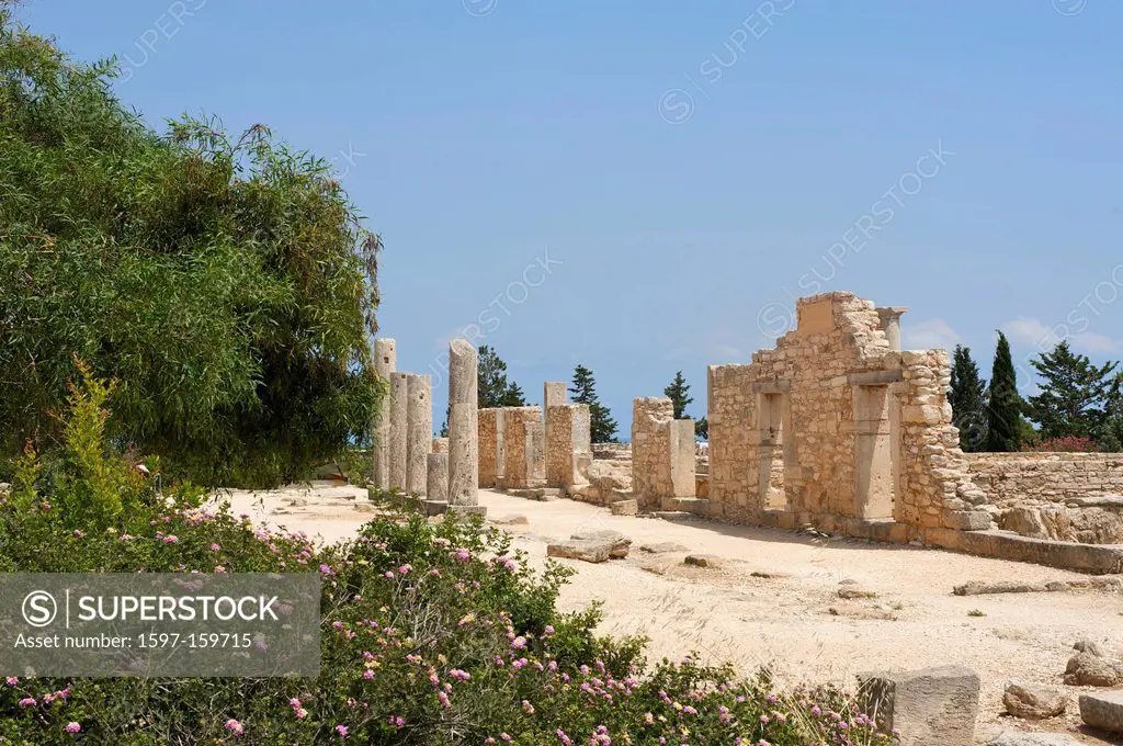South Cyprus, Cyprus, Europe, Greek, Kourion, excavation, excavations, excavation site, history, historical, archeology