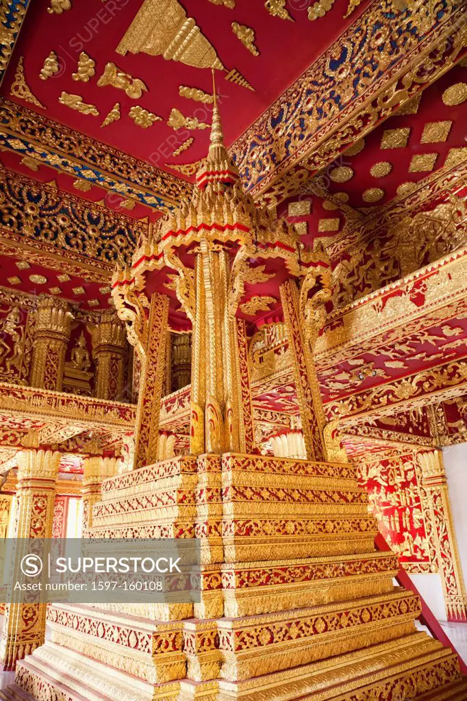 Asia, Laos, Luang Prabang, Royal Palace Museum, Wat Ho Pha Bang, Temple, Temples, Buddhist, Buddhism, religion, Buddhist Temple, UNESCO, UNESCO World ...