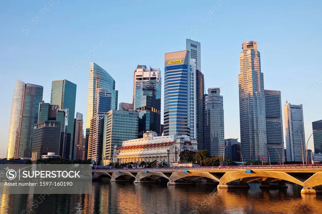 Asia, Singapore, City Skyline, Cityscape, Skyscrapers, Modern Buildings, Hi_rise, Tourism, Holiday, Vacation, Travel
