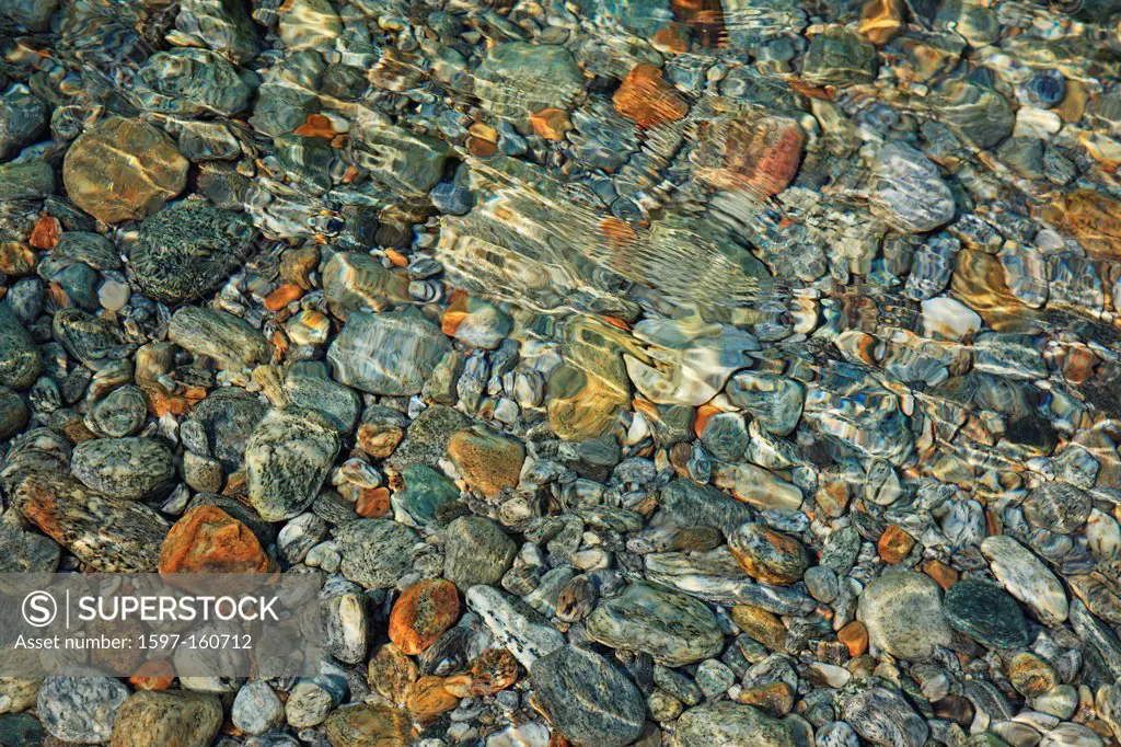 Nature, Clear, Water, Stream, Freshness, Shallow, Light_pattern, Switzerland, Ticino, Verzasca, River, Mountain, Valley, Stone, Pebble, Horizontal